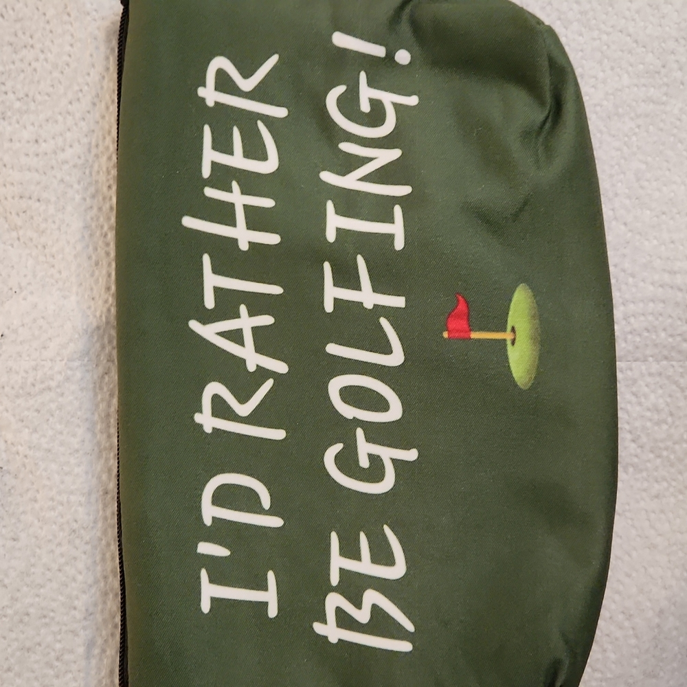 NEW- Cosmetic Bag, Storage Bag - Golf
